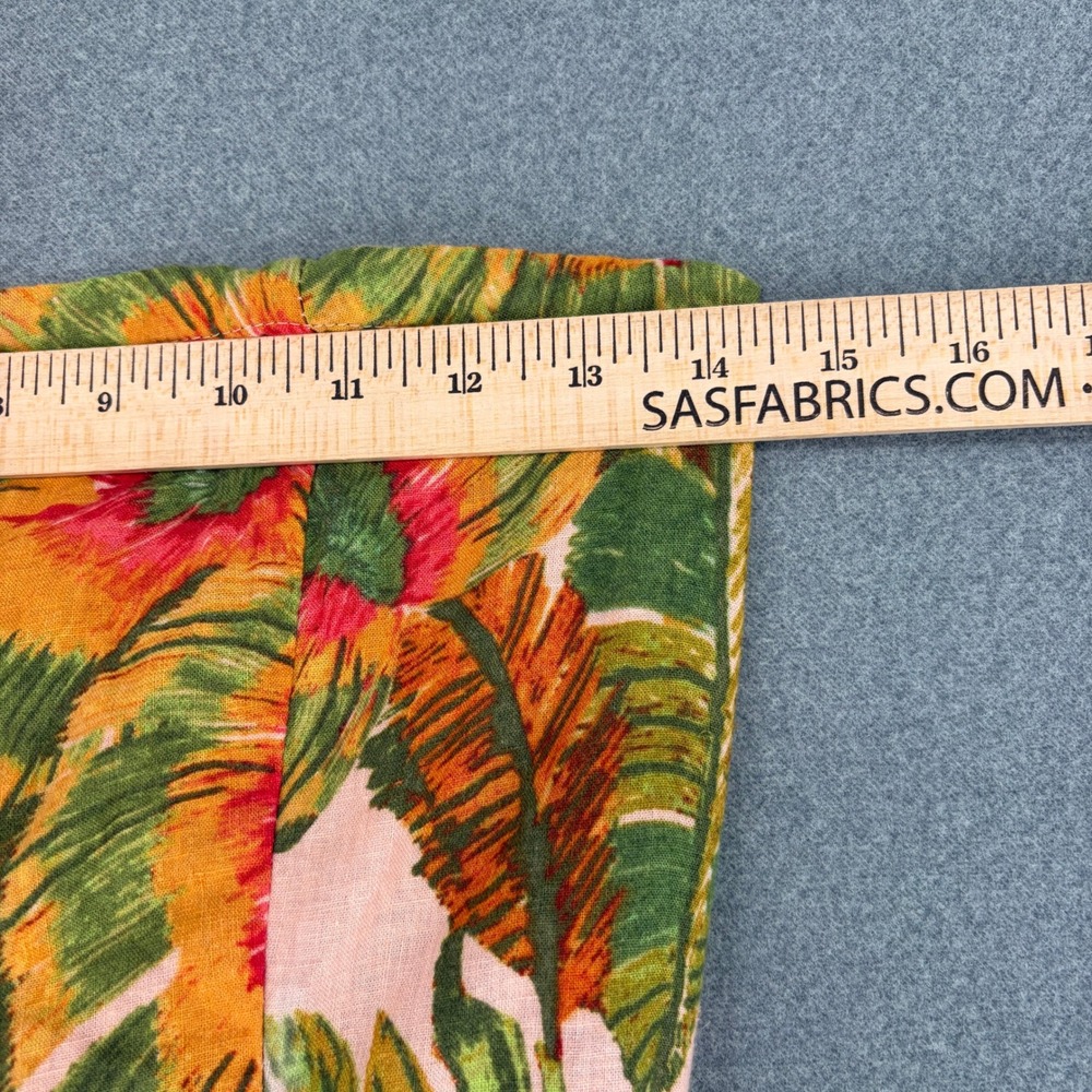 Tropical Floral Halter Wide Leg Jumpsuit Tropical Resort Boho Summer Vacation - Picture 6 of 10